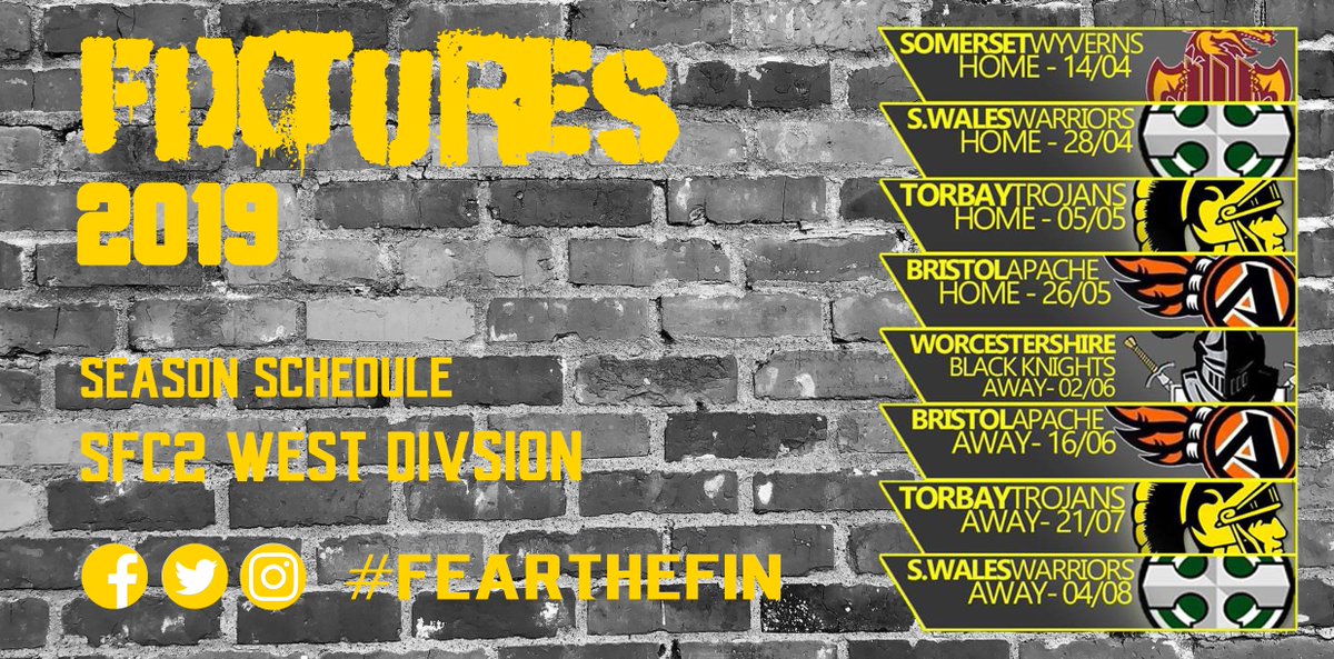 If you missed the first game of the season today, get the other dates in your diary so you don't miss any more!
#Sharksnation #americanfootball #fearthefin