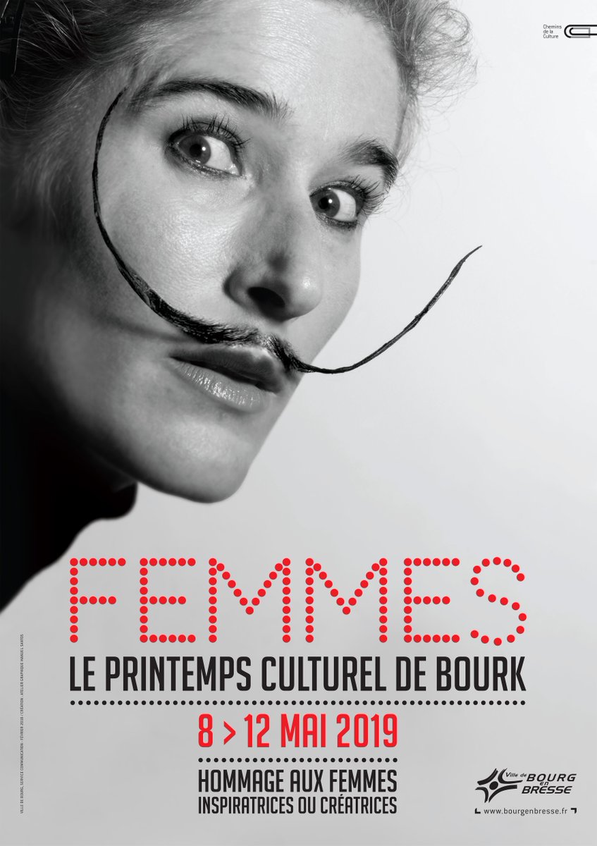 Bourg_en_Bresse's tweet photo. Inspirantes 💡, créatives, talentueuses : pour le printemps culturel de la Ville du 8 au 12 mai, venez rencontrer des femmes remarquables ! 👩‍👱‍♀️

Infos &amp; programmation 👇

#culture #printemps #bourgenbresse @GLacroix01 https://t.co/Zx2uQvqSPW