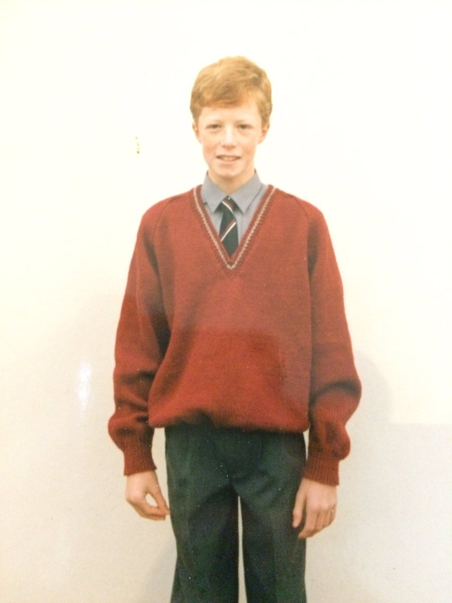 Andrew_Ludejo's tweet photo. So here is my #MeInThe90s photo! I challenge @RetroDigital_ie @sabinajasinska @virtanen_katja @double_u_d @IngeRatsep to show their 90s photos and challenge at least 3 more people! #WannabeWithTWB #TUpdate2019 #LanguageMatters #AwkwardYears #SchoolUniform #Moyderwell https://t.co/aBtfBK6Tfb