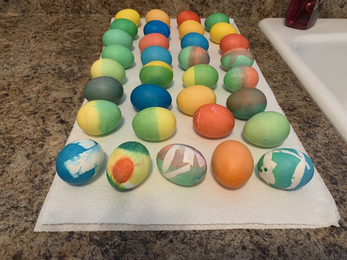 The Easter Bunny would be proud of us.... 🐰🐰