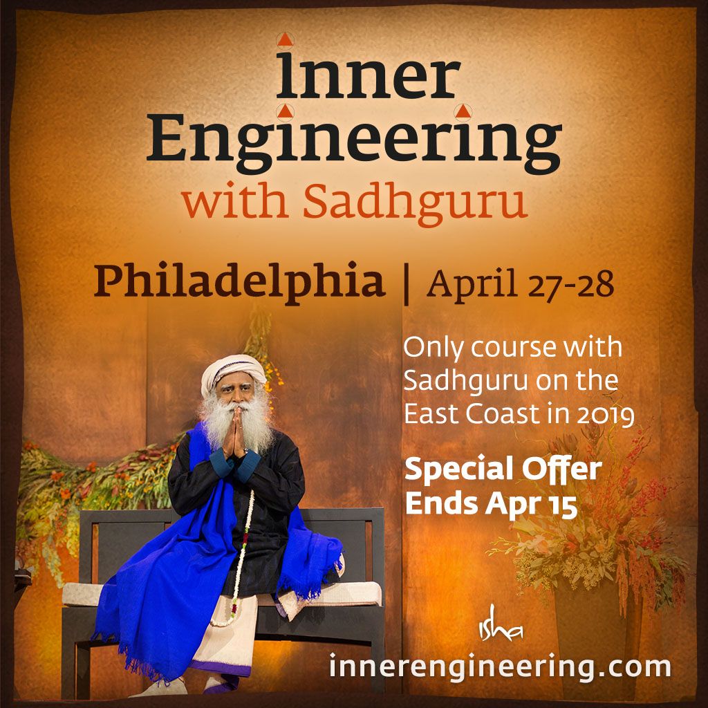 miraclemindapp's tweet photo. Reduce #Stress – https://t.co/U4H4UpNYUS
#InnerEngineeringReview: "My efficiency at work is far greater now than it has ever been and my stress level is lower than it's ever been."
Special Offer Ends April 15
#SadhguruInPhilly – Apr 27–28
#InnerEngineering #StressReduction https://t.co/efUfQqEupm