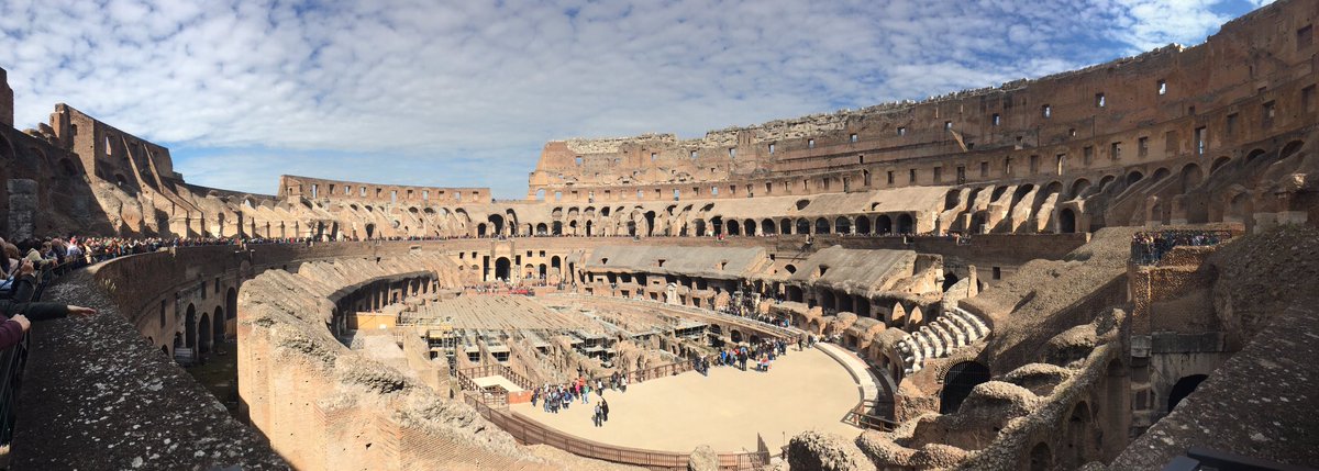 RachelChang's tweet photo. Overwhelmed being surrounded by thousands of years of history. Also overwhelming: Being surrounded by the maximum capacity of 3000 tourists by 10:30 am. ๐ฎ๐น #overtourism #yesimpartoftheproblem #colosseum #rome #roma #italy #travel #italymedley #solotravel #romeinaday @TheRomanGuy https://t.co/NbtYIgV2eH