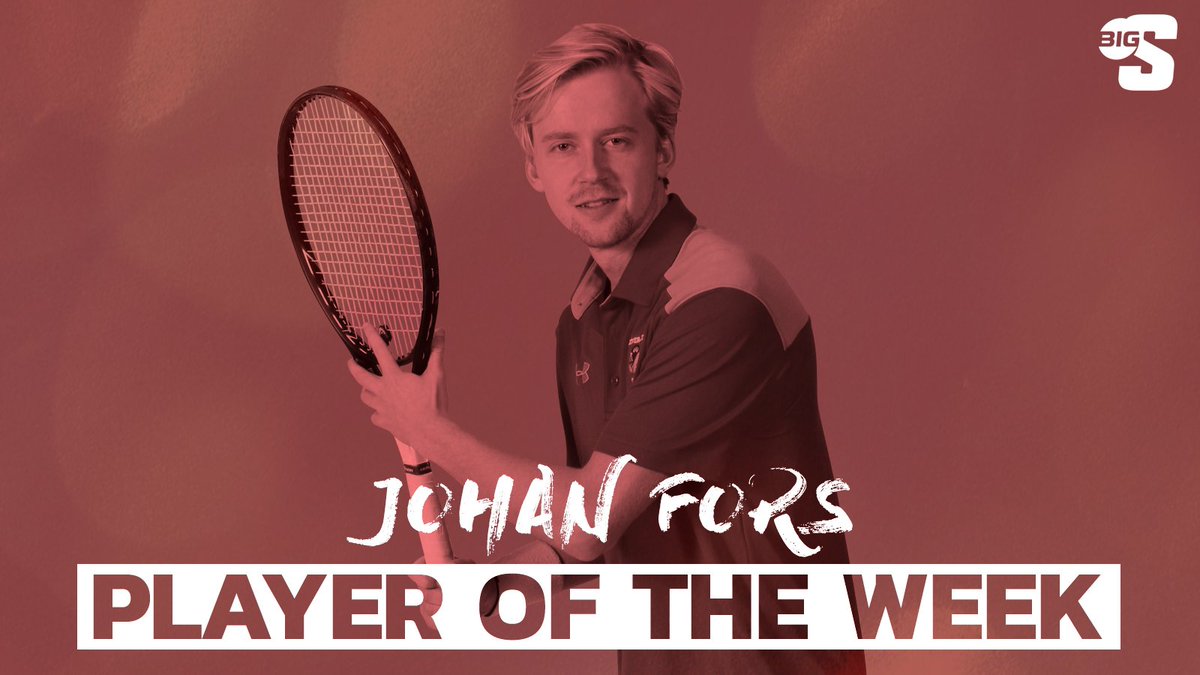 He helped the Runnin' Bulldogs claim THREE conference victories last week with 4⃣ wins!

<a href="/GWUMTEN/">Gardner-Webb Men's Tennis</a>'s Johan Fors is the #BigSouthMTEN🎾 Player of the Week!