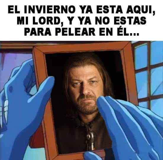 Game_Of_Dead's tweet photo. En esta Gran Guerra faltas tu papito Ned.😔#GameofThrones
#HubieraSidoÉpicoEscucharloDecirWinterIsHere❄️#ForTheThrone https://t.co/XEALWD3ptQ