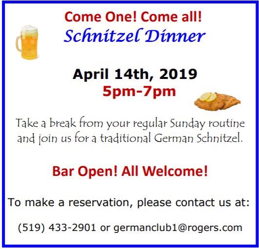 It's Kaffeeklatsch/Schnitzel Dinner day!