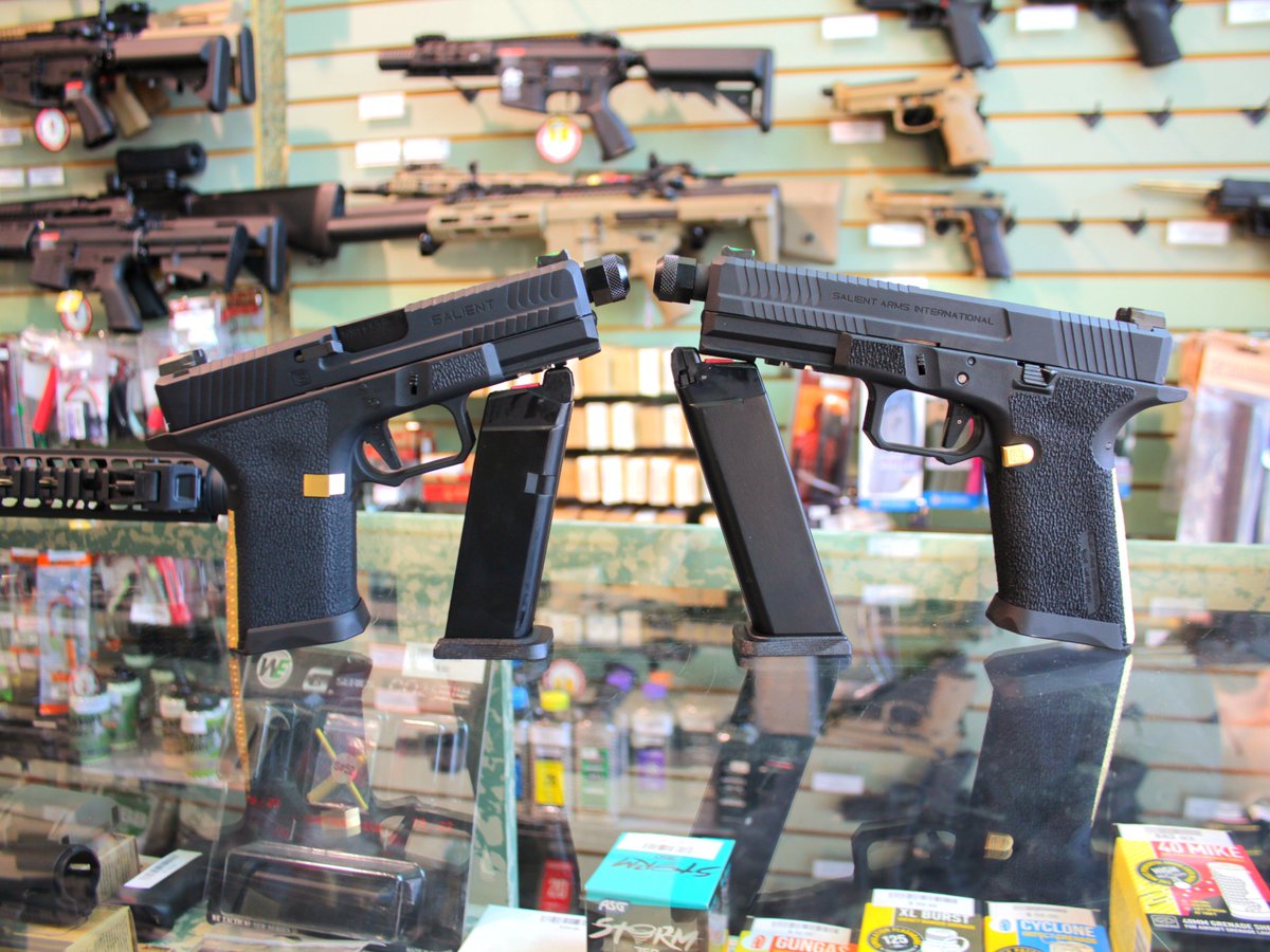 TacticalSports's tweet photo. Salient Arms International BLU Standard and Compact Airsoft Pistols - Lots of nice features and just a little of accents to stand out :) #SAI #BLU #wegotthat #alwaysmorestuff #airsoft #paintball #freerewards #pricematch #weship #canada #tactical #tacticalsports https://t.co/PMnDlry567