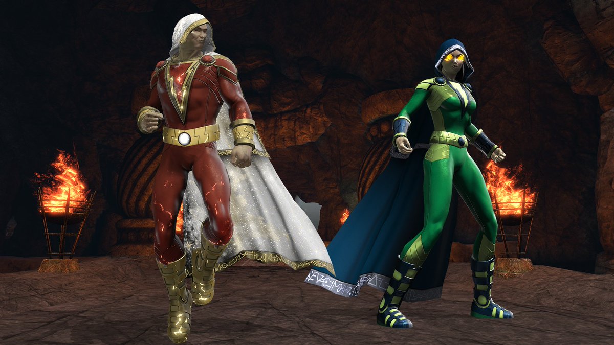ForsakenOrderDC's tweet photo. SHAZAM! Get the look. Bring on the fun. Available now in the #Shazam Time Capsule: https://t.co/Gn3S6YPoKQ https://t.co/G7uePTaElK