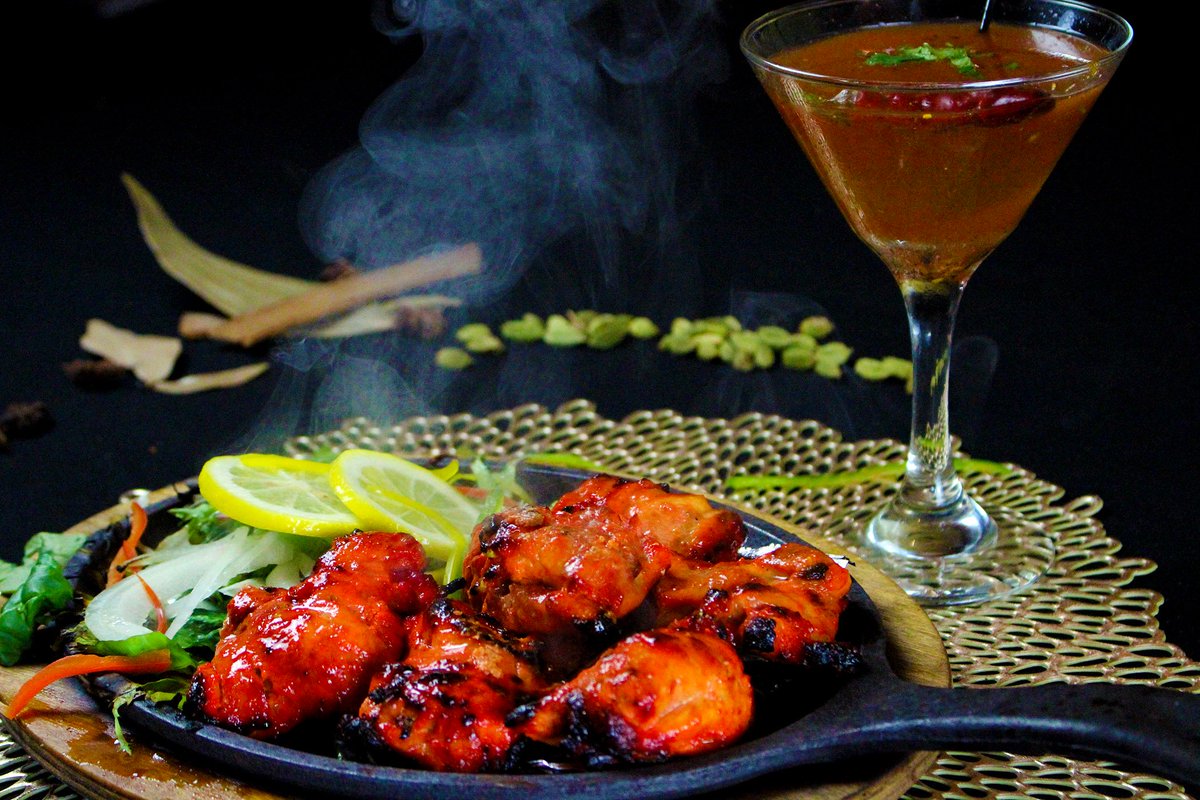 TandooriEats's tweet photo. Try the Murgh Tandoori! Bone-in chicken marinated in yogurt and spices and roasted in a traditional tandoor oven. #catering #Carryout #FillTheSoul #Louisville https://t.co/JO6Rt8k47o