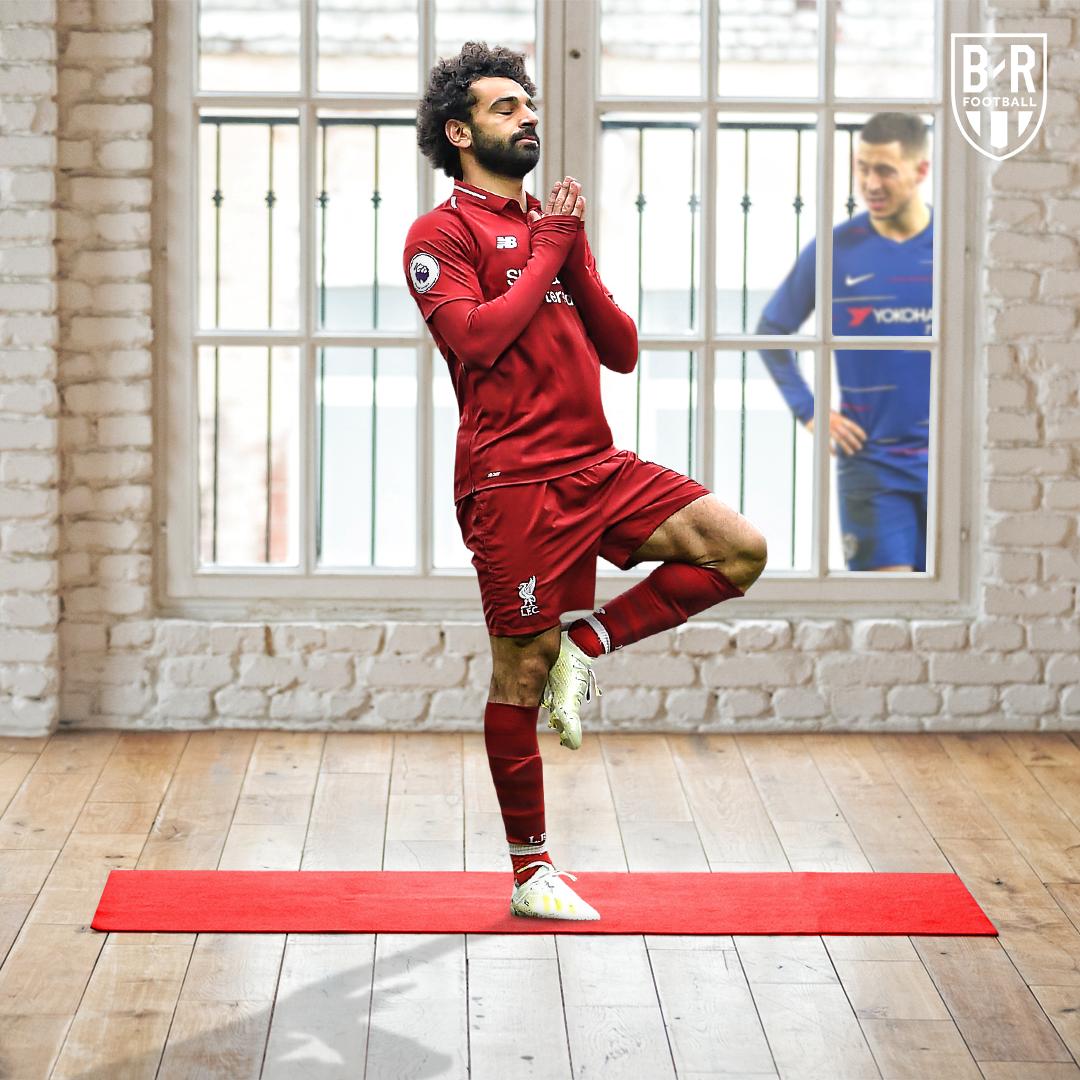 brfootball's tweet photo. Chill, @MoSalah’s got this 🙏 https://t.co/4bm09GOpxA