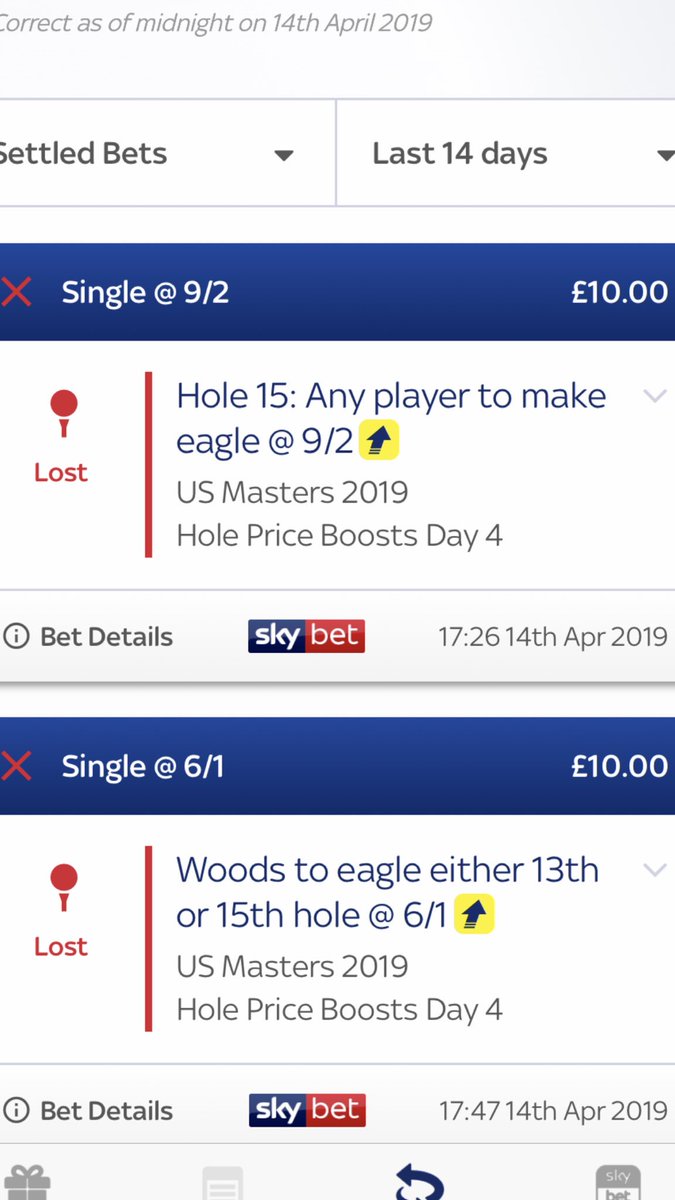 leefuller1's tweet photo. @SkyBet please can you explain how this is a losing bet when the 15th was eagled by Patrick Cantlay? https://t.co/RMZSsgsljP