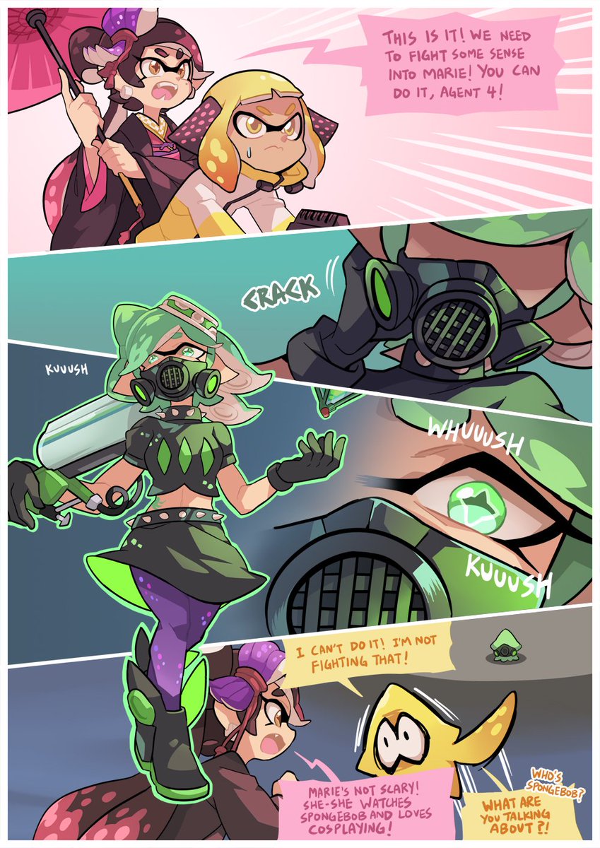 If Callie's the mentor, I can imagine there's gonna be nothing but comedy throughout Hero Mode. 