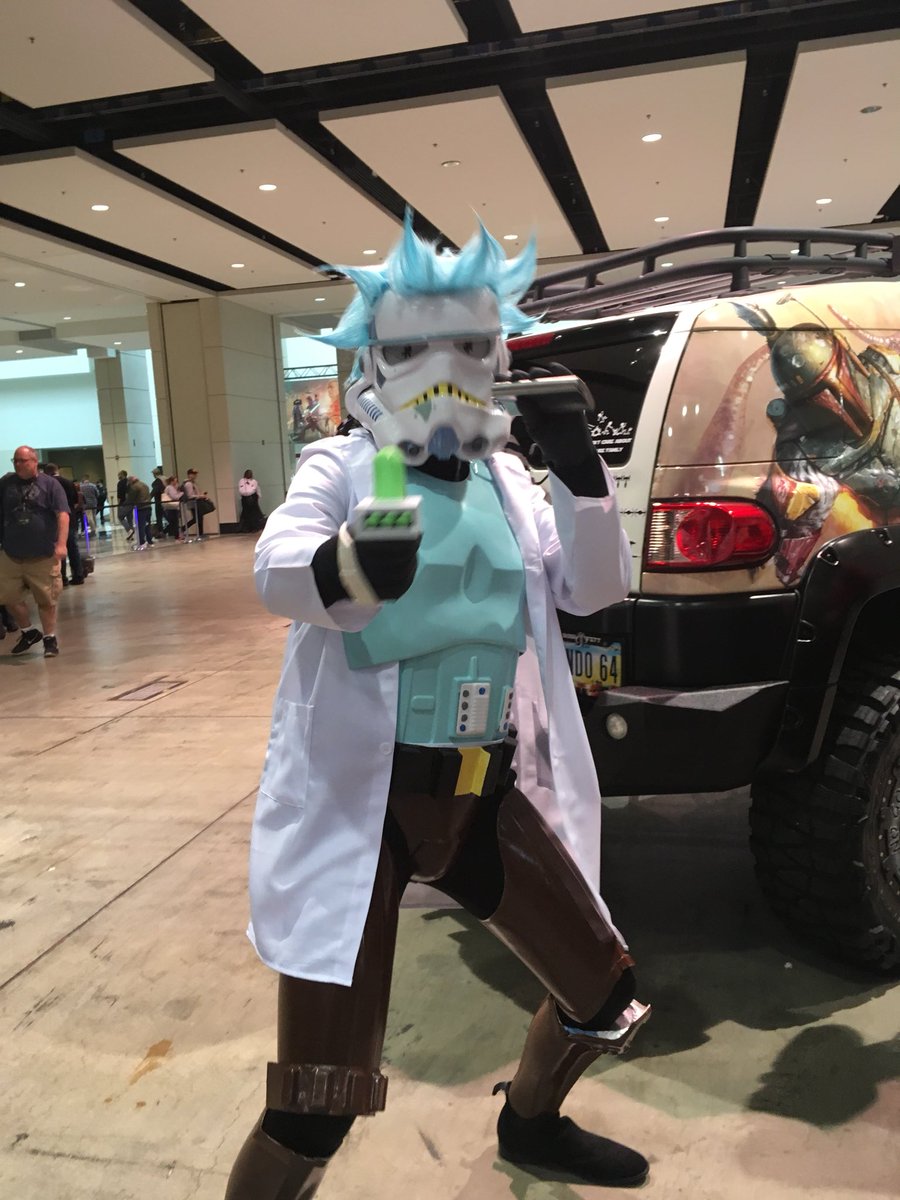 REBELDUCATI's tweet photo. For @sandwichluver !! #WishYouWereHere #SWCelebration #SWCC #RickTrooper #RickAndMorty https://t.co/zmXYFq6ett