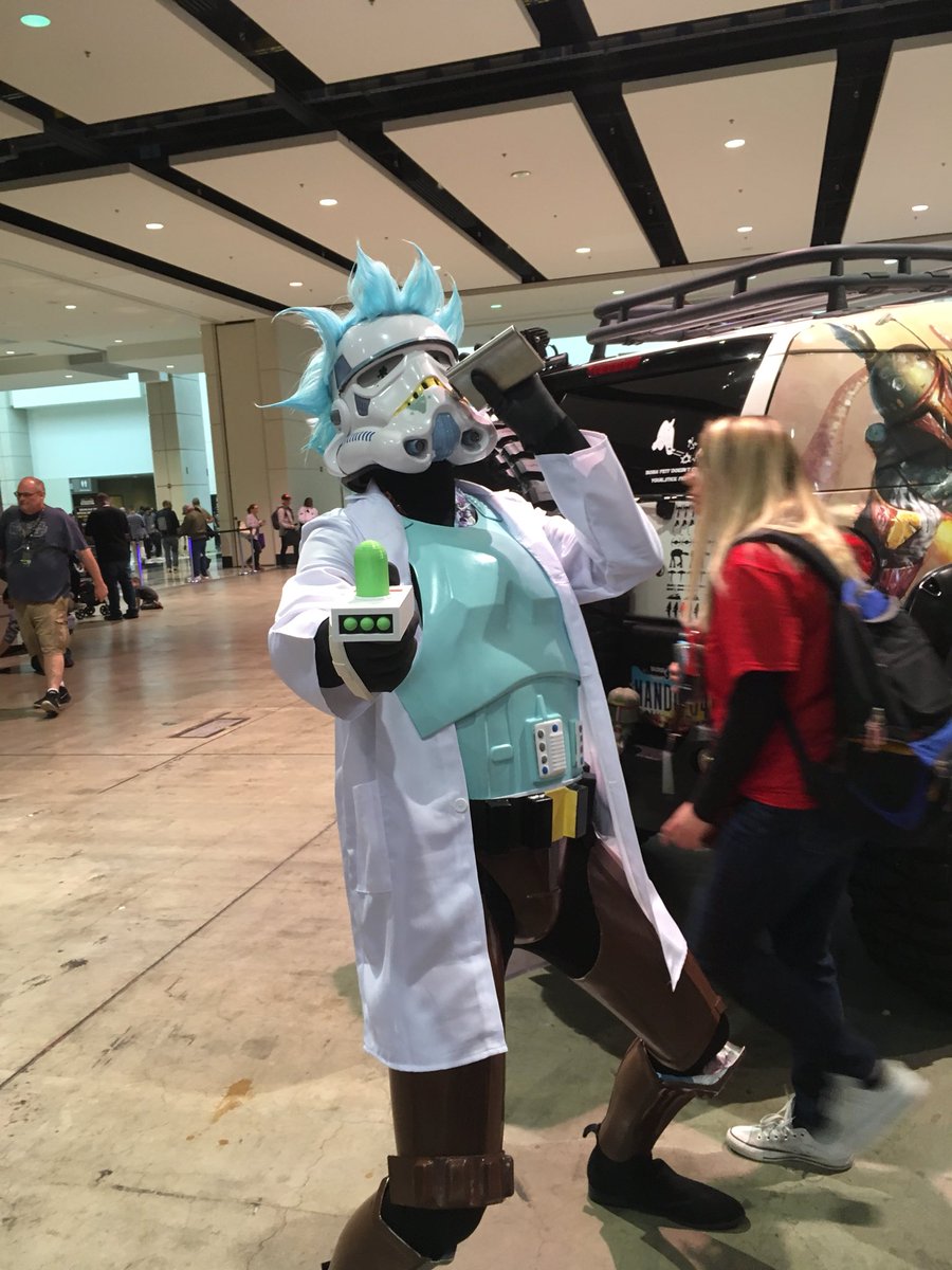 REBELDUCATI's tweet photo. For @sandwichluver !! #WishYouWereHere #SWCelebration #SWCC #RickTrooper #RickAndMorty https://t.co/zmXYFq6ett