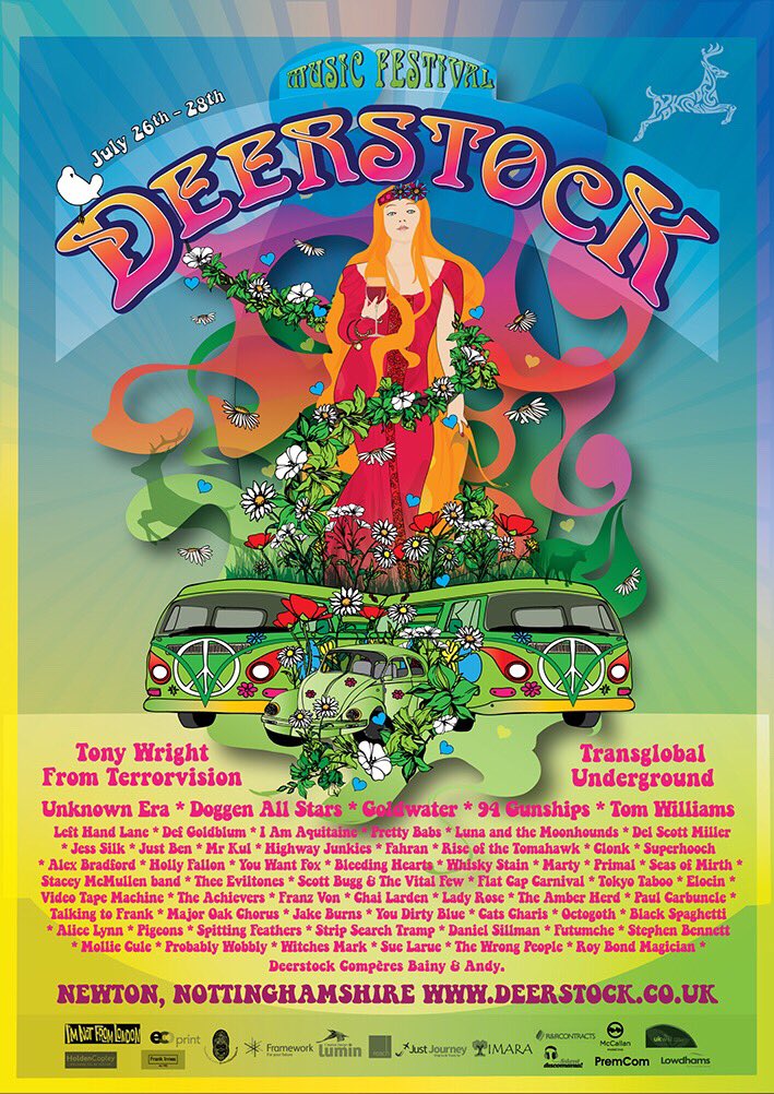 Deerstock's tweet photo. Really chuffed with our 2019 poster from @LuminCD thoughts please Please retweet if you love it too https://t.co/mz5jkJBJi3
