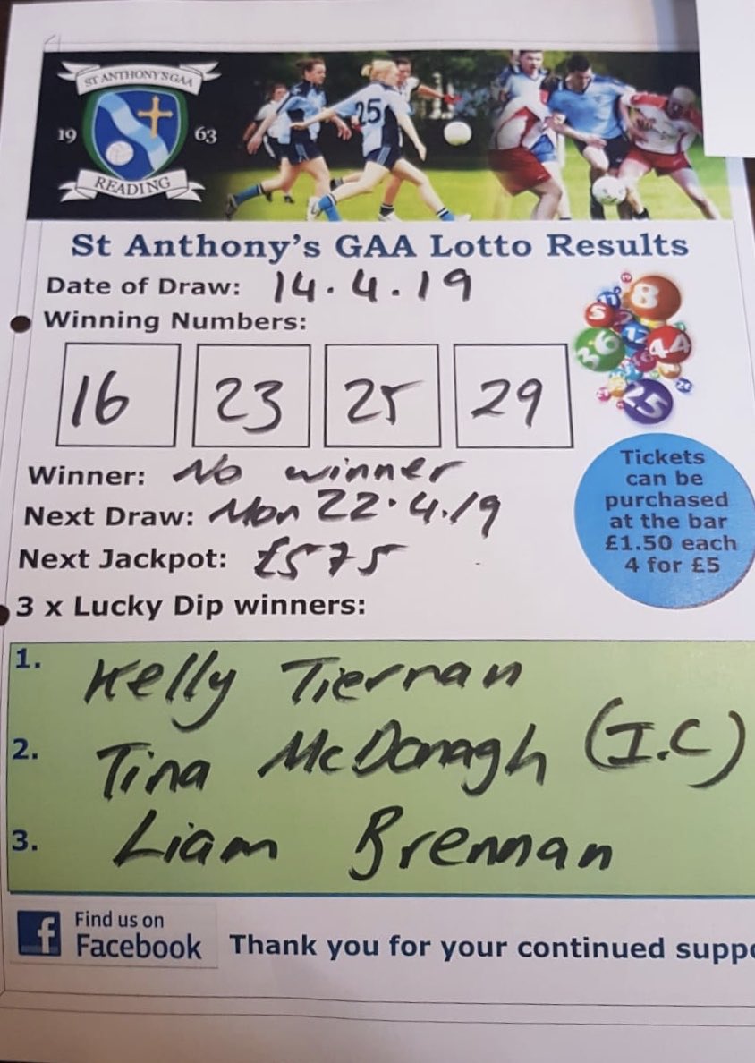 sunday lotto draw schedule