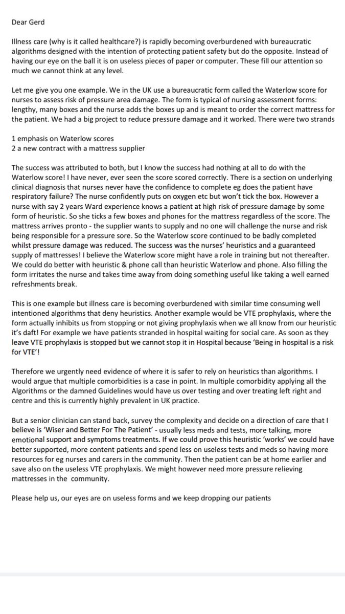 doctorcaldwell's tweet image. .@strictlykaren Australia wakes to #Formification &amp;amp; #Polyformacy

If the form is important it demands our full attention which means our attention is not on Doing the Care the Patient needs

#JustRight Forms would often depend on #Heuristics judgements 

dropbox.com/s/p2c3mjejytg2…