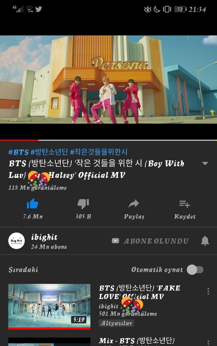 Seren__dipity7's tweet photo. Topluca yükseliş yaşıyoruz
@BTS_twt 💜
#BoyWithLuv = >150 ye doğru
#DNA700M 🎉
#FakeLove500M 🎉
#Run100M 🎉
#LuvAttack https://t.co/sXdwDfsPDU