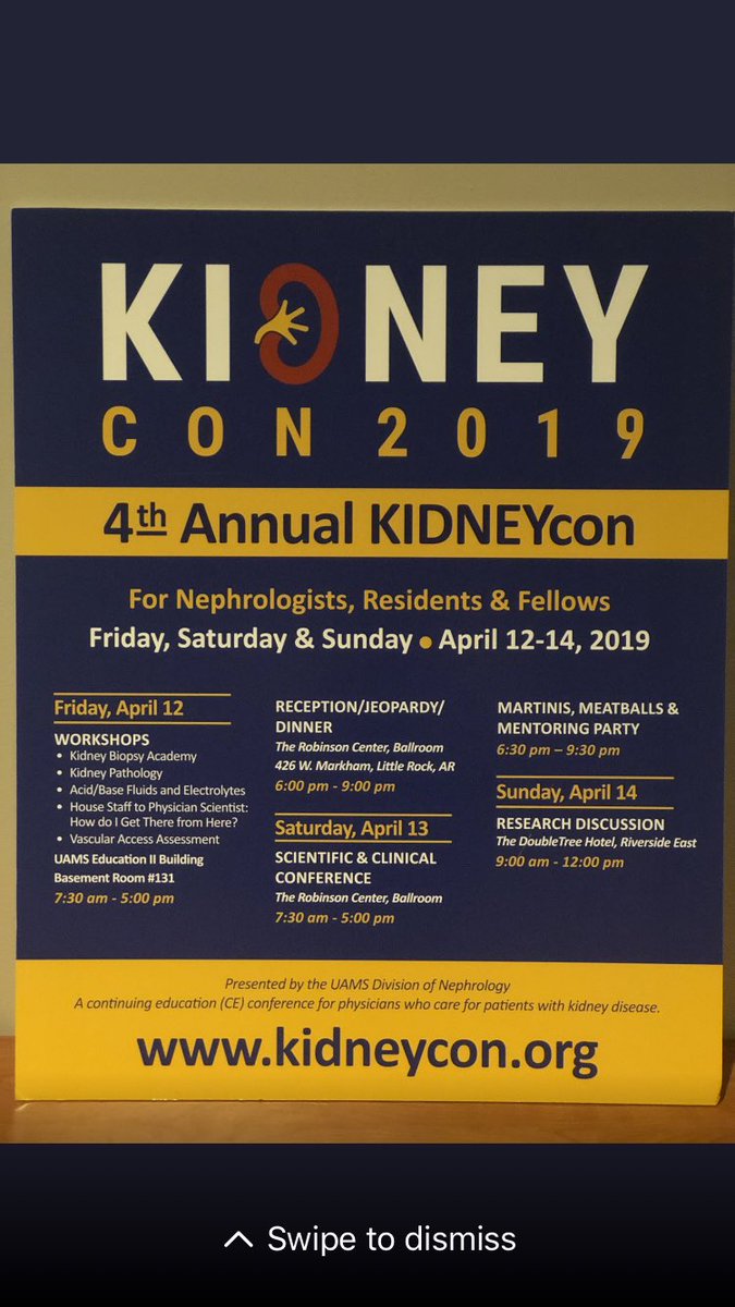 April 2016 inception of a crazy idea of #kidneycon                                 4 years and hours of hard work now the best conference on the planet #KIDNEYcon 2019. Great work <a href="/NephroRock/">John Arthur</a> <a href="/kelly_bulloch/">Kelly Bulloch</a> <a href="/Nephro_Sparks/">Matthew Sparks, MD</a> and Shree Sharma.