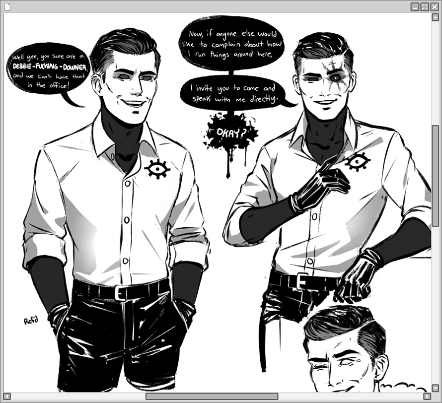 also before I go to sleep here's some Normal Human OCs of mine that I never draw. 