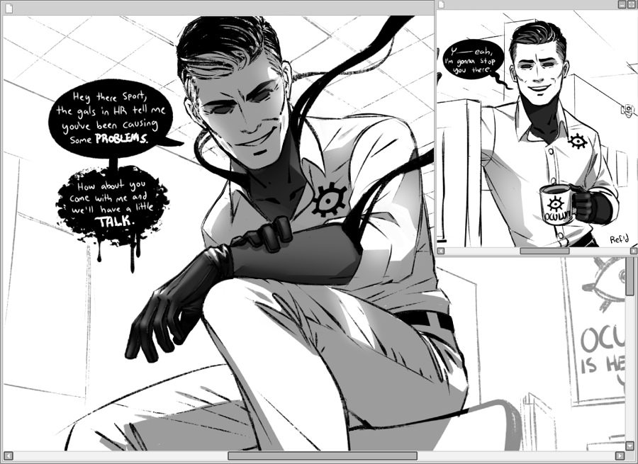 also before I go to sleep here's some Normal Human OCs of mine that I never draw. 