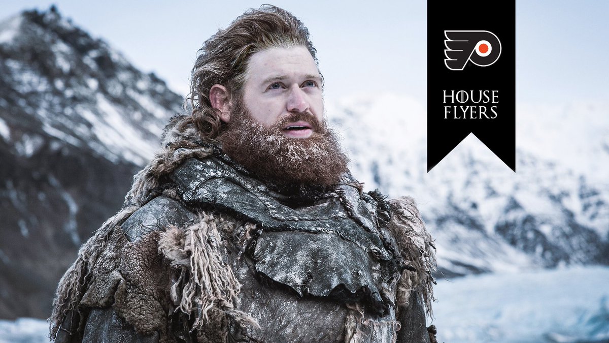 NHLFlyers's tweet photo. Winter is here. #ForTheThrone https://t.co/3sz45IIeQ5