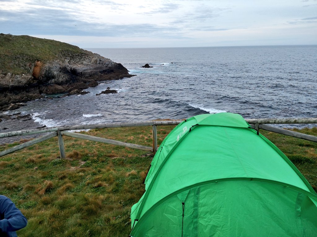 Final de la segunda etapa!!! Con vistas espectaculares desde Punta Turbela, acostarse y levantarse viendo el mar!!!