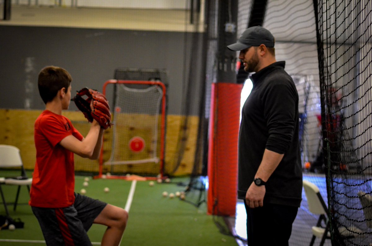 CoachTylerBlum's tweet photo. Play Ball! I sneak in some pitching lessons during the spring, and have such great memories of being on the hill as a young ball player. I enjoy seeing the rapid improvement in consistency for young pitchers that begin to understand and work on their mechanics! @Theu113 https://t.co/8TRXvv4DD3