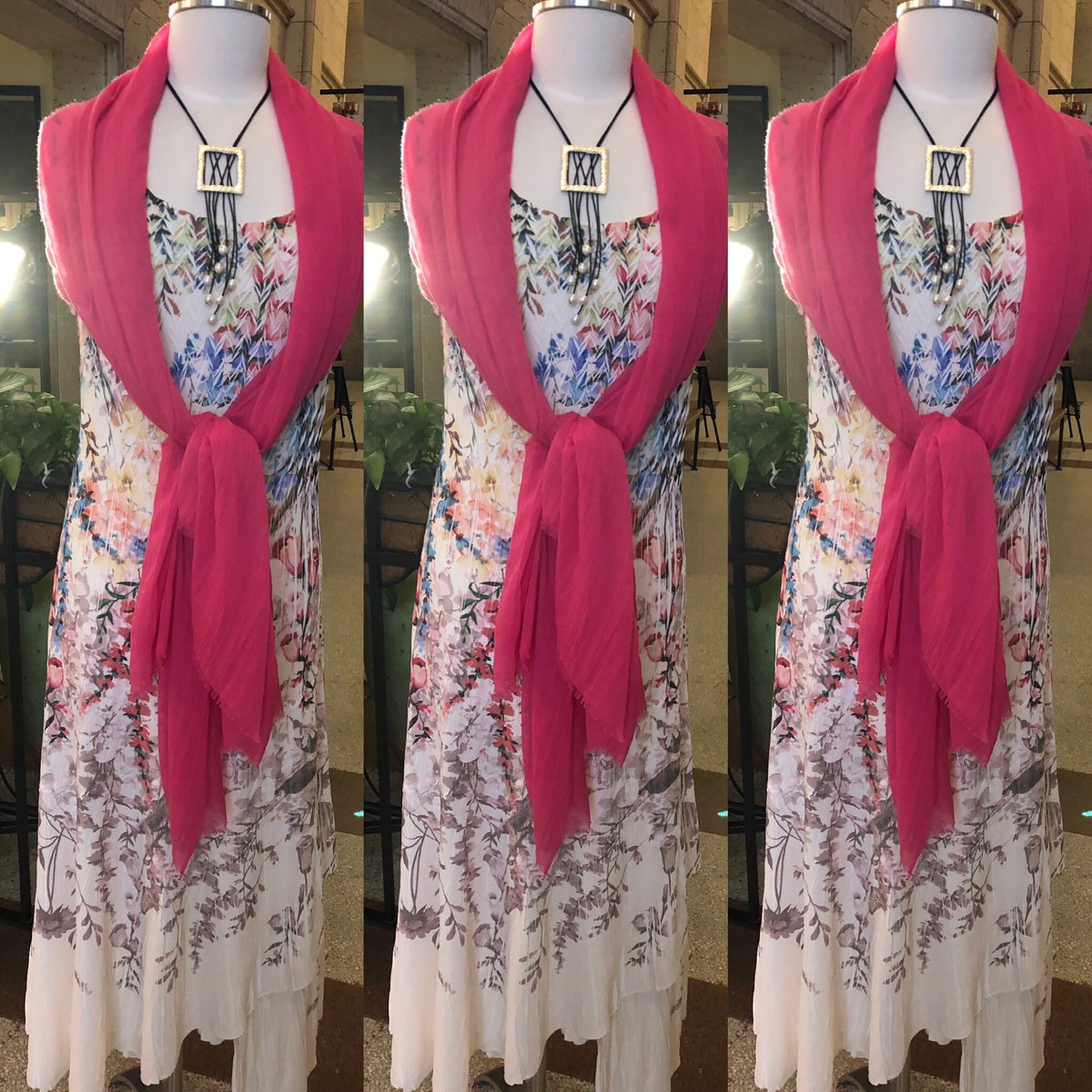 CARAVANSNC's tweet photo. Here’s a little taste of one of our Spring dresses for all your upcoming events! We’re open 7 days! @GroveArcade @CARAVANSNC #fashion #style #ss19 #weddingwear #dresses #occasionwear #dressitupordown #asheville #shoplocal #grovearcade https://t.co/DfInLTQltJ
