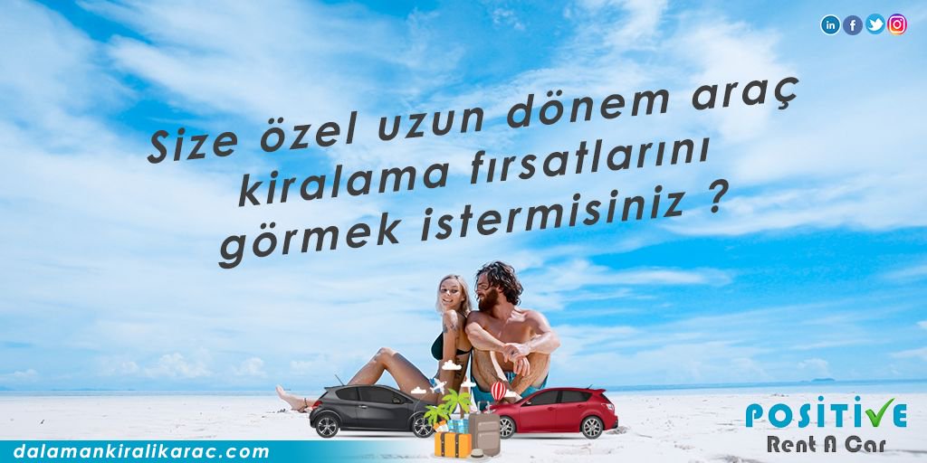 Size özel uzun dönem araç kiralama fırsatlarını görmek istermisiniz ? #kiralıkarabadalaman #dalamanairporttransfer #dalamanhavaalanı dalamankiralikarac.com