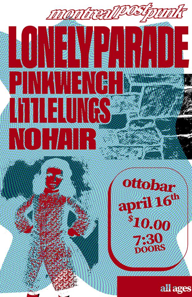 This is tuesday!! can't wait for <a href="/ottobuddy/">ottobar</a> w/ No Hair, <a href="/pinkwenchband/">Pinkwench</a> &amp; <a href="/thelonelyparade/">Lonely Parade</a>