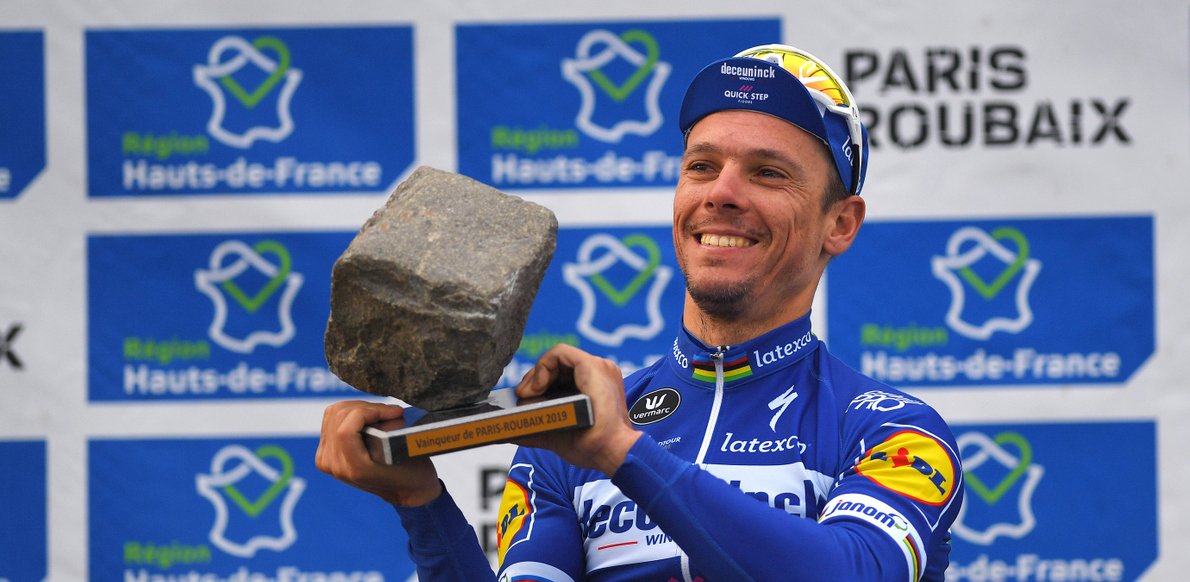 soudalquickstep's tweet image. "I had strong legs, my @iamspecialized bike was flawless and the team rode a great race. All in all, it was a perfect and memorable day!", said an over the moon @PhilippeGilbert after conquering the legendary #ParisRoubaix.
deceuninck-quickstep.com/en/news/3874/p…
Photo: @GettySport