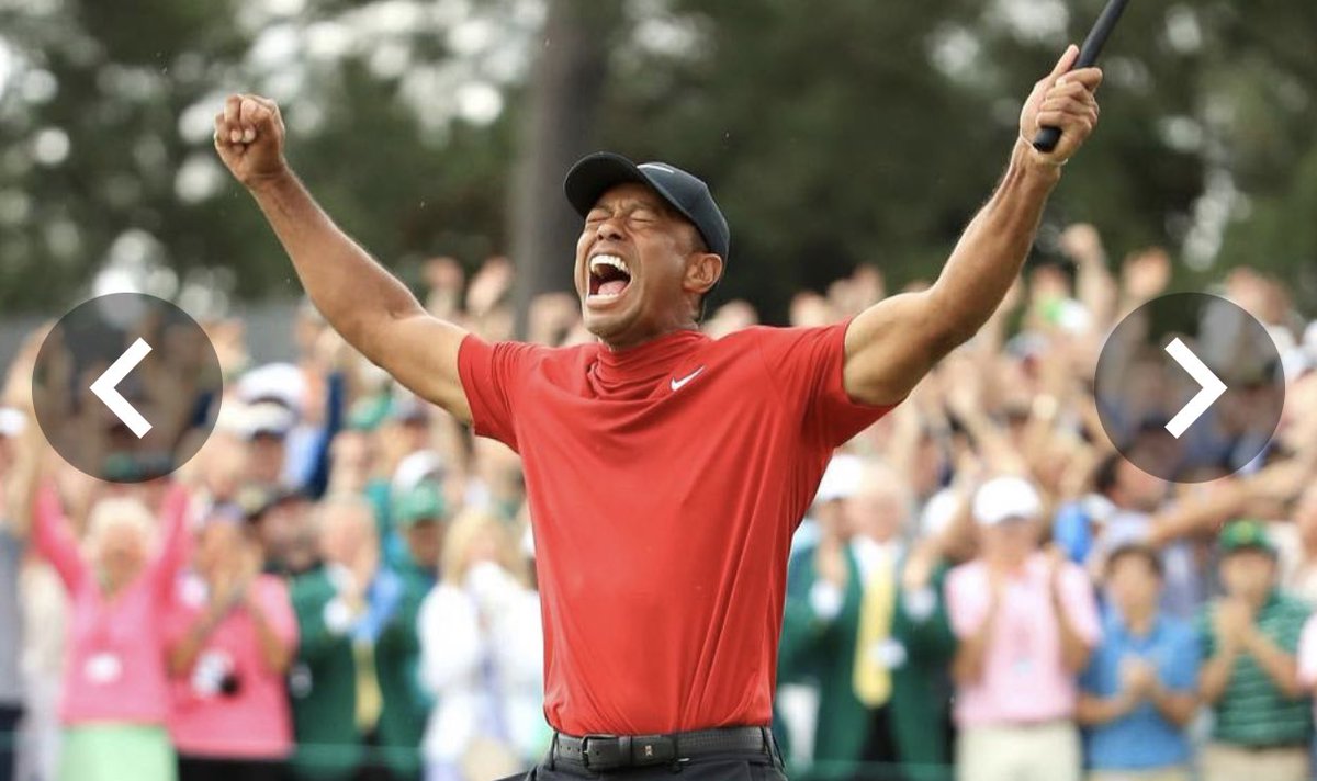Tiger is back - testament to resilience...and never listening to anyone who writes you off!!