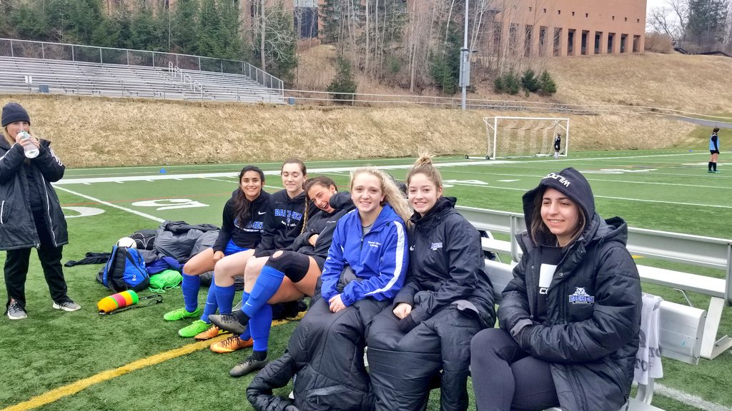 DaemenWSOC's tweet photo. Great end to a long weekend of soccer, finishing 3-0-1 at Alfred University in the mud and rain ☔ #8v8tournament #mudandfun #vansgotstuck #oops https://t.co/rifVfgL4El