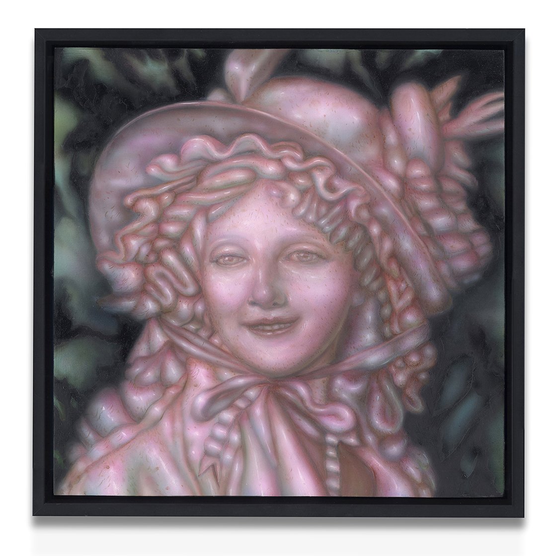 New painting for the 'Seeing Red' exhibition curated by Jeff Hamada of <a href="/Booooooom/">Booooooom</a> Exhibition on display until Sat, April 20th, 2019 <a href="/ThinkspaceArt/">Thinkspace Projects</a> in Culver City. 'The Coquette's Sister' 12" X 12" inches, oil on panel.