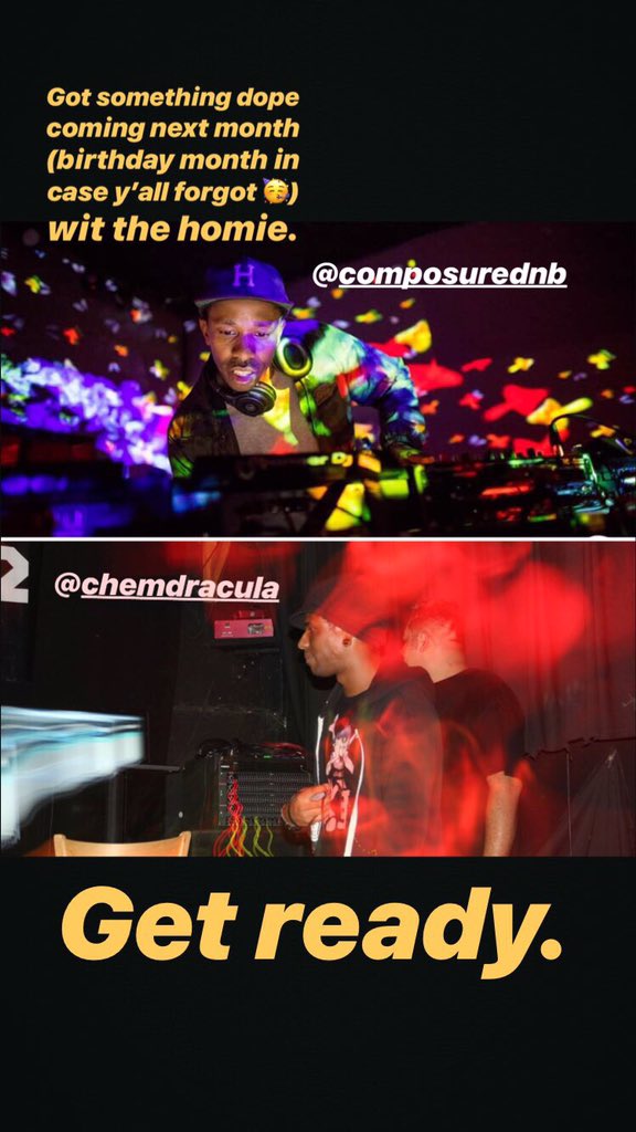 ChemistryMC's tweet photo. Don’t sleep on the vibes. @composurednb @DivinationDNB @Theatrixdnb https://t.co/JdywP5GDSF