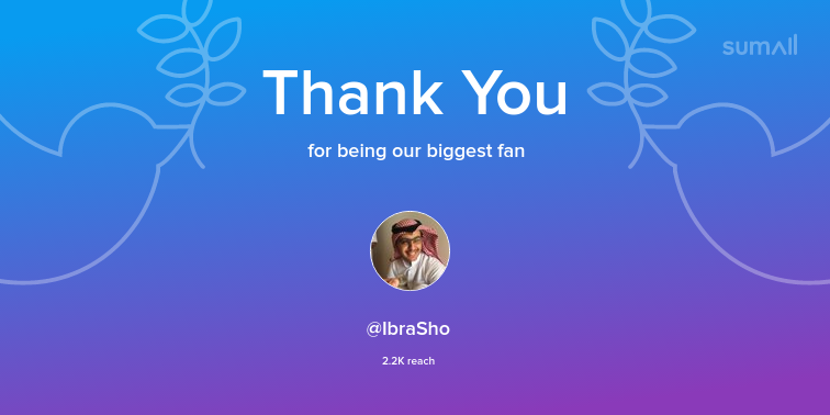 ss_aravind's tweet photo. Our biggest fans this week: @IbraSho. Thank you! via https://t.co/vAIXh3Kwaz https://t.co/MMWtDLH4Sh
