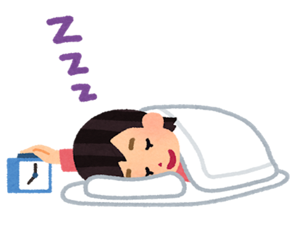 寝ながらスマホ