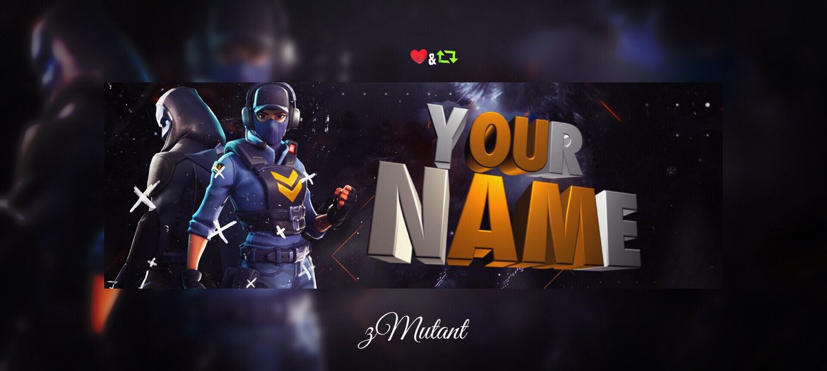 Free Custom Header! 
Just Retweet, Like and Comment your name. 
Your header will be sent in a couple of hours ♥️