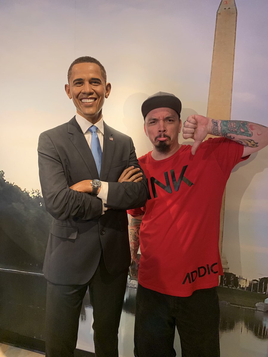 Tat2sbyJR's tweet photo. @realDonaldTrump  had a great day with the wife today in Orlando . We went to the wax museum and a few other places ! https://t.co/g3t8irrs94