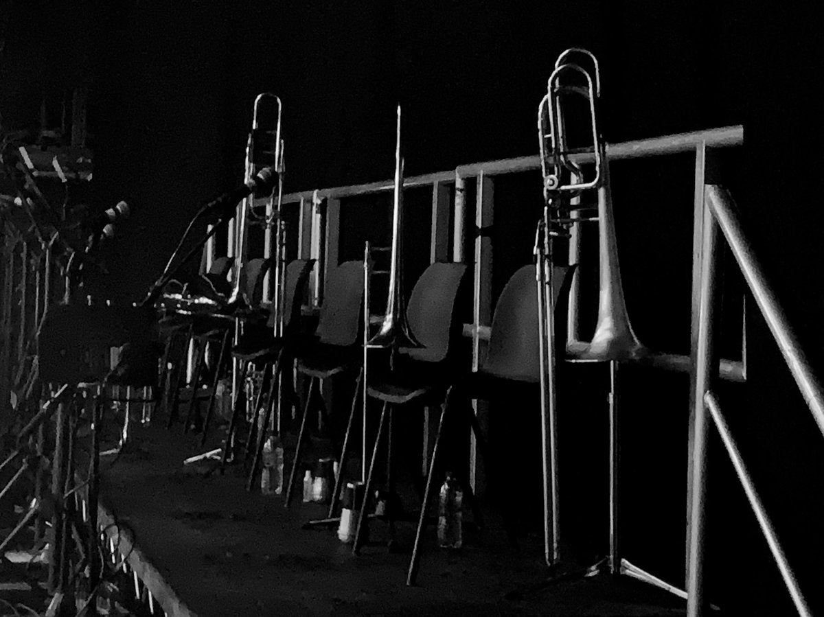 jrpippen's tweet photo. Awesome gig at the @EventimApollo tonight. Home gig for me @stdavidshall tomorrow evening. An awesome tour will be finishing at the best hall in the land! @zepboys #ledzeppelinmasters #basstrombone #pedaltones #bassbrass #hammersmithapollo #rockband #trombone #TromboneWeek https://t.co/qDJ5XVqqfy
