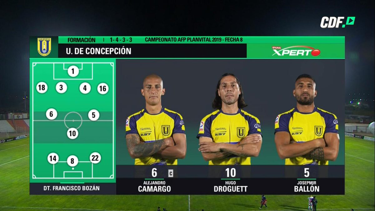 emba_criollos's tweet photo. 🏆 Primera División - Chile 
⚽ Inicio del partido
➡ Cobresal 0-0 Universidad de Concepción
➡ Josepmir Ballón es titular; Miguel Vargas es suplente. https://t.co/sPzfc159e2