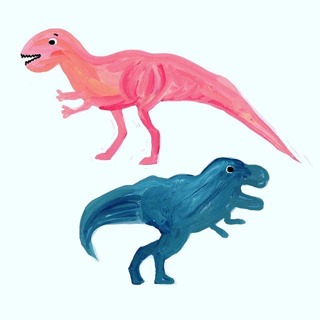 terrifrykasuba's tweet photo. #dinosaurs 
#100dayproject but can’t commit to one thing so I’m doing #100daysofpostingwhateverthehelliwant #takethathashtags #100dayproject #the100dayproject #100dayproject2019
 #kidlit #kidlitart #illustration #painting https://t.co/nmCv4xjek9 https://t.co/FhUJJe8zNP