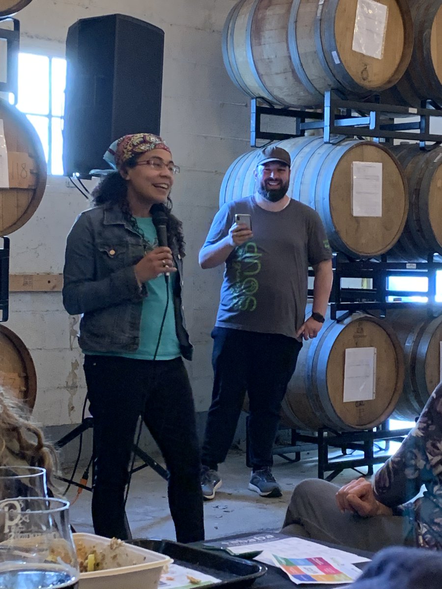 berry198's tweet photo. I’m a broken record about @columbussoup because it really is impossible to leave without feeling inspired about our community. Another amazing night. (And I won the @PretentiousBH raffle prize so 🍻) #greenspoonarmy https://t.co/tjZg9uDP2L