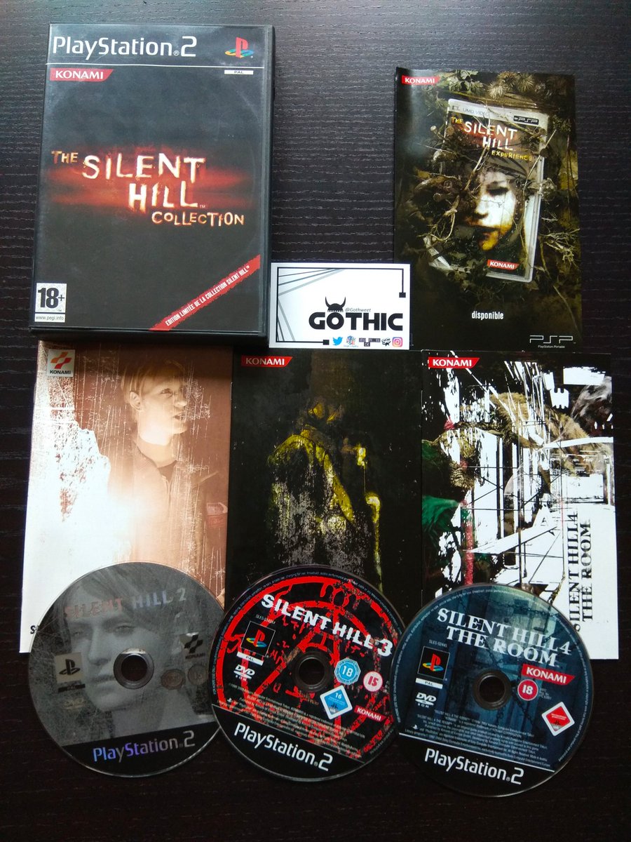 Freshly back from a few amazing days in Mallorca🌞 After struggling to stay on track on a battered F355 Challenge 2 Deluxe cab at the airport my #CIBSunday: Silent Hill collection. Just started this iconic series recently, so far so good 😍 Thoughts ? @ObviouslyTeri @Maxou_AbwFr