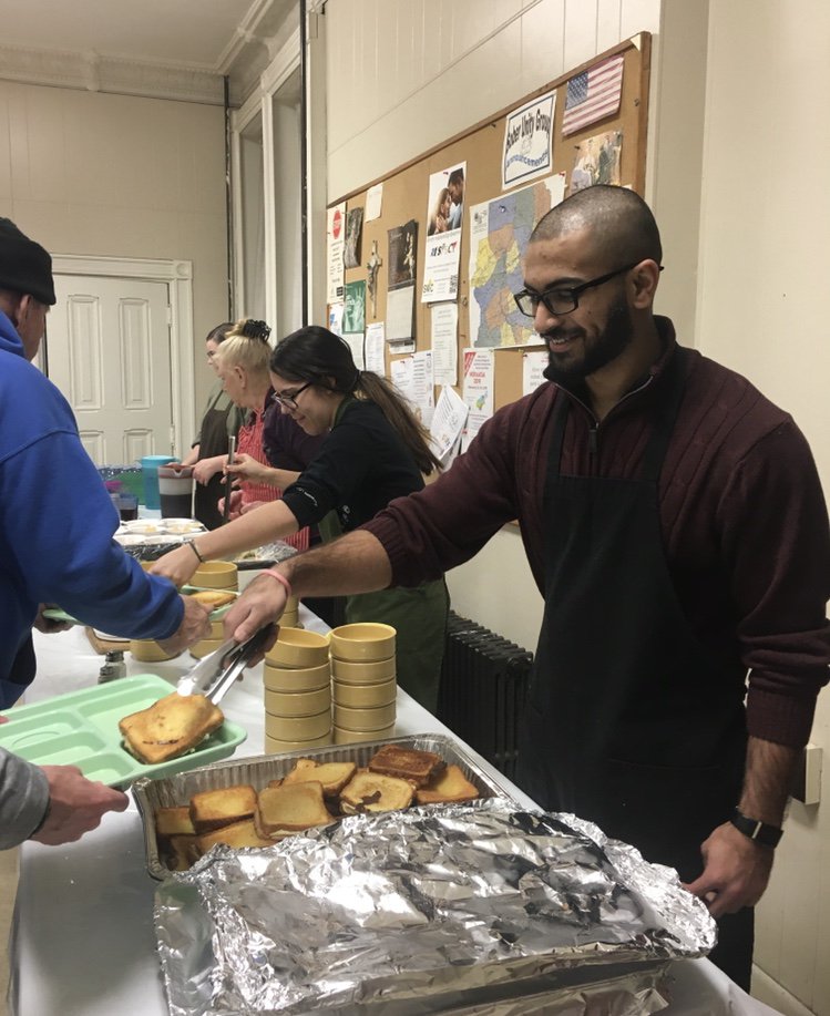 PennStateSL's tweet photo. As #NationalServiceWeek comes to an end, Schuylkill students tell us about their community service projects. Students played BINGO with retirement home residents and decorated Easter eggs with them, too; they also moved landscaping rock and served food to the homeless! https://t.co/d223lRAQ2G