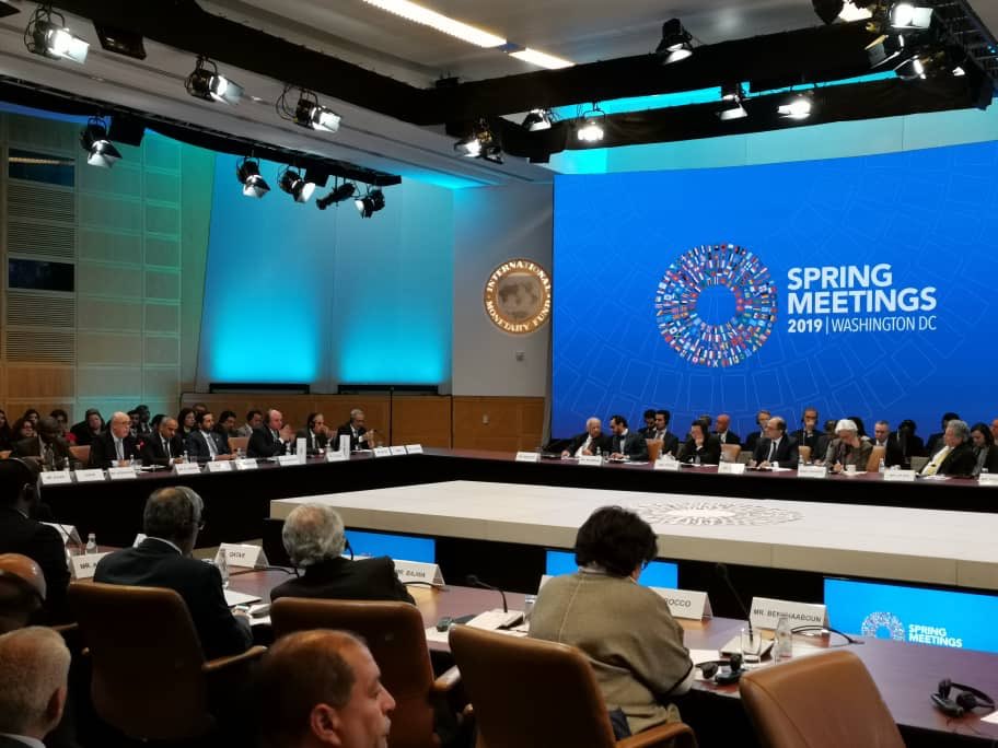 YemenEmbassy_DC's tweet photo. Participating with #Yemen Govt delegation from MoF and CBY, today H.E. Ambassador BinMubarak joins in final official gathering for the successful conclusion of #WorldBank & #IMF #SpringMeetings2019. https://t.co/sRT5FixsSu