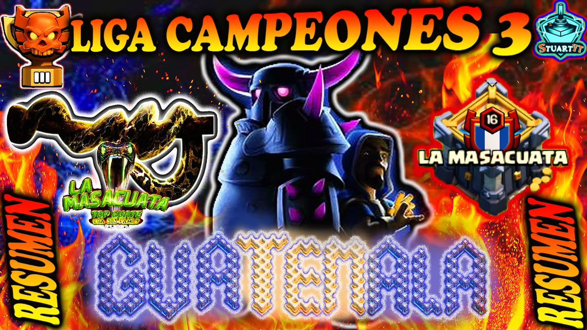 Resumen del clan <a href="/MasacuataLa/">La Masacuata 3000</a> y su subida a campeones 3 en la CWL 🔥

youtu.be/E9muXPOhhfw