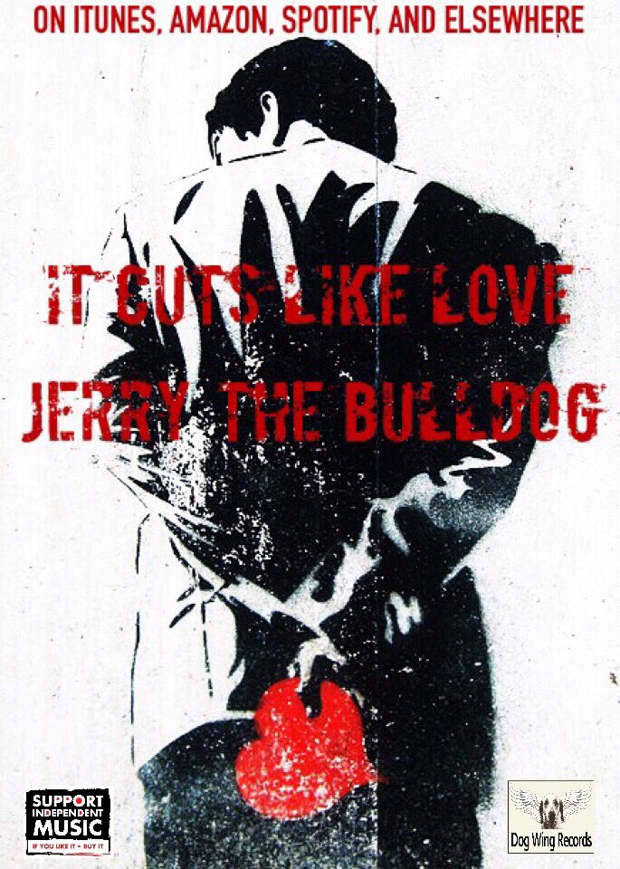“It Cuts Like Love” by Jerry the Bulldog
Now available on iTunes, Amazon, Spotify, CD Baby and elsewhere worldwide. 
Buy it, Stream it, and Support Independent Artists
youtu.be/yiXJTcogu-I #indiemusic #Americana #atlcountry @JohnnyBDog #NewMusic #NewMusicSunday