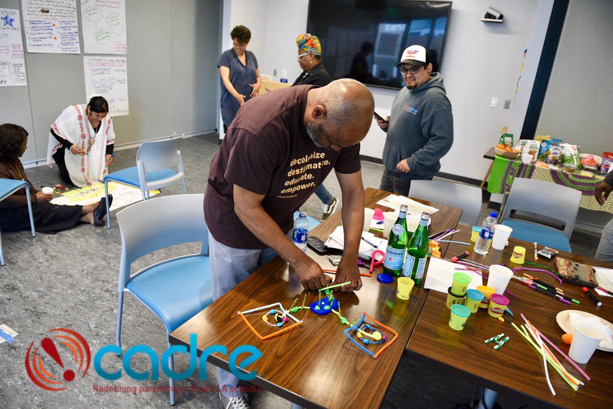 CADREparents's tweet photo. Building our models in order to bring our vision to fruition. Keeping, scale, capacity building, and communication in mind. #SouthLAParentLove https://t.co/tynjOk3mBm