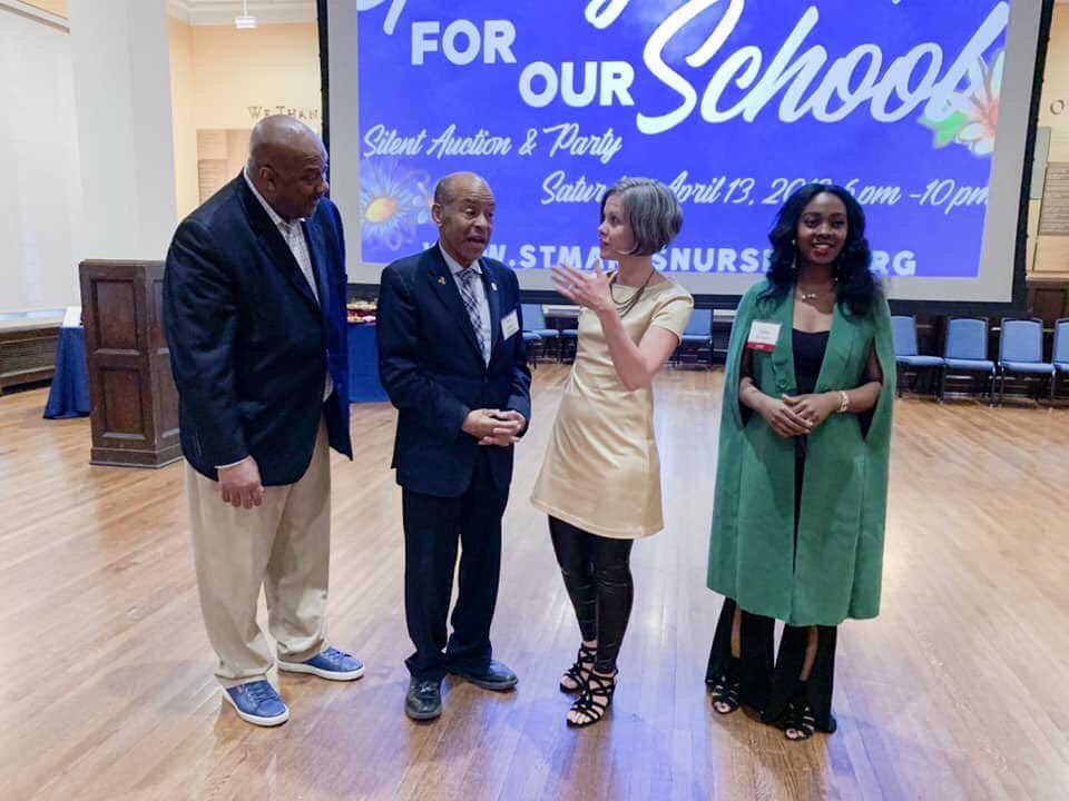 _Lisa_Browne's tweet photo. Last night was Spring for Our School-Saint Mary’s 15th annual fundraiser event. We honored Representative Roebuck by presenting him with The Jennifer Nix Service Award. We were honored to have Congressman Dwight Evans also in attendance to honor his esteemed colleague and friend https://t.co/5zbZ9uyzGZ